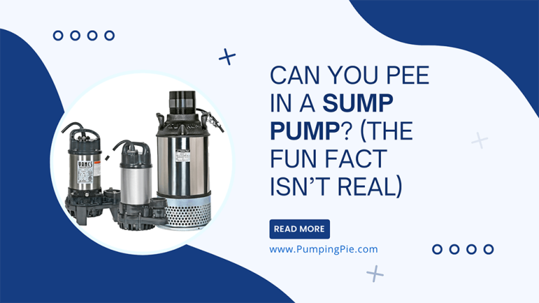 Can You Pee in A Sump Pump? (The Fun Fact isn’t Real)
