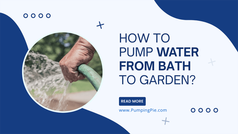 How to Pump Water from Bath to Garden DIY