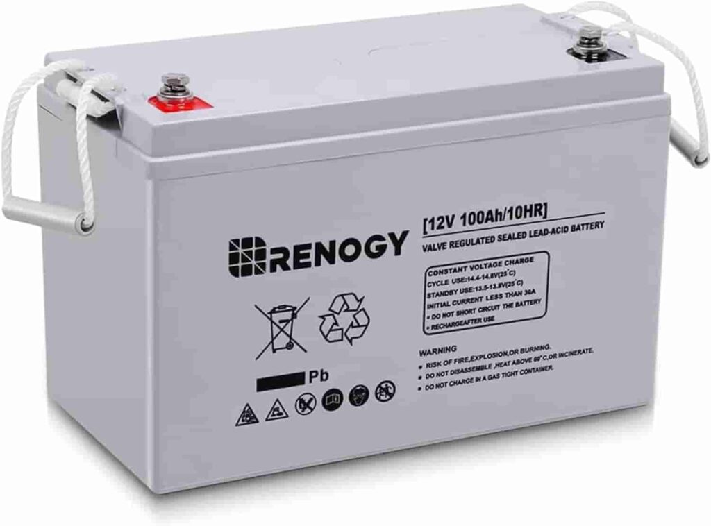 Renogy Deep Cycle AGM 12 Volt 100Ah Battery-min