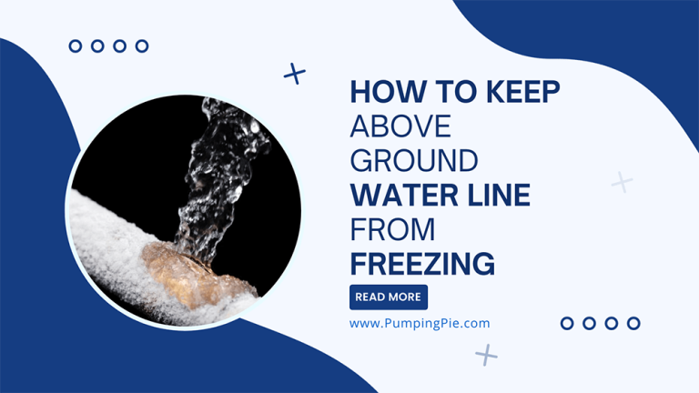 How To Keep Above Ground Water Line From Freezing?